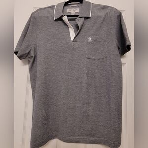 Original Penguin Polo Shirt Short Sleeve Heritage Slim Fit Size M